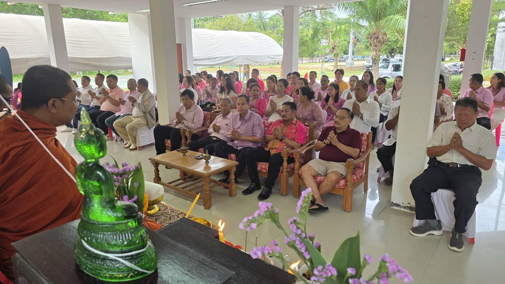 พิธีทำบุญอาคารสำนักงานเทศบาลตำบลเกาะพะงัน